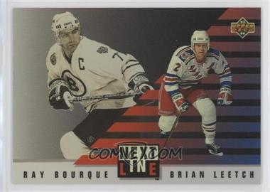 1993-94 Upper Deck - Next Line #NL4 - Raymond Bourque, Brian Leetch