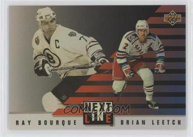 1993-94 Upper Deck - Next Line #NL4 - Raymond Bourque, Brian Leetch