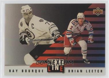 1993-94 Upper Deck - Next Line #NL4 - Raymond Bourque, Brian Leetch