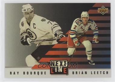 1993-94 Upper Deck - Next Line #NL4 - Raymond Bourque, Brian Leetch