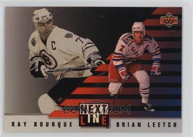 1993-94 Upper Deck - Next Line #NL4 - Raymond Bourque, Brian Leetch