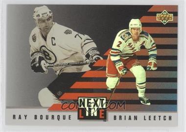 1993-94 Upper Deck - Next Line #NL4 - Raymond Bourque, Brian Leetch