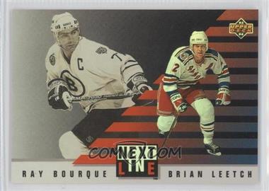 1993-94 Upper Deck - Next Line #NL4 - Raymond Bourque, Brian Leetch