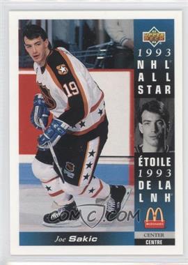 1993-94 Upper Deck McDonald's - [Base] #McD-24 - Joe Sakic