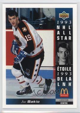 1993-94 Upper Deck McDonald's - [Base] #McD-24 - Joe Sakic