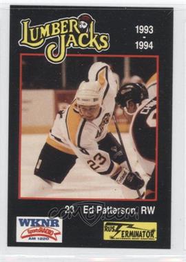 1993-94 WKNR/Rust Terminator Cleveland Lumber Jacks - [Base] #17 - Ed Patterson