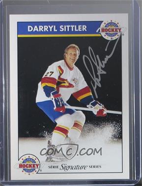 1993-94 Zellers Masters of Hockey - [Base] - Signature Series [Autographed] #DASI - Darryl Sittler