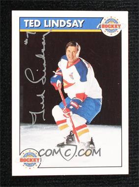 1993-94 Zellers Masters of Hockey - [Base] - Signature Series #_TELI - Ted Lindsay [JSA Certified COA Sticker]