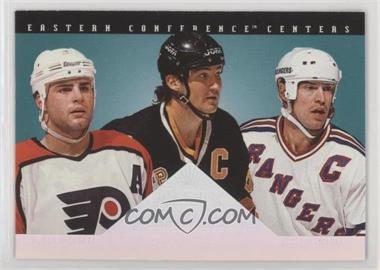 1994-95 Donruss - Dominators #1 - Eric Lindros, Mark Messier, Mario Lemieux