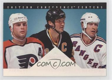 1994-95 Donruss - Dominators #1 - Eric Lindros, Mark Messier, Mario Lemieux