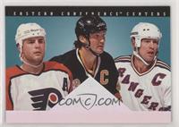 Eric Lindros, Mark Messier, Mario Lemieux