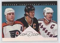 Eric Lindros, Mark Messier, Mario Lemieux