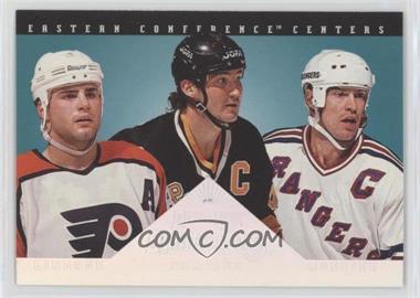 1994-95 Donruss - Dominators #1 - Eric Lindros, Mark Messier, Mario Lemieux