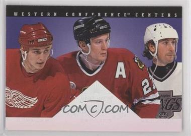 1994-95 Donruss - Dominators #5 - Sergei Fedorov, Jeremy Roenick, Wayne Gretzky