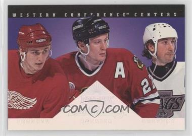 1994-95 Donruss - Dominators #5 - Sergei Fedorov, Jeremy Roenick, Wayne Gretzky