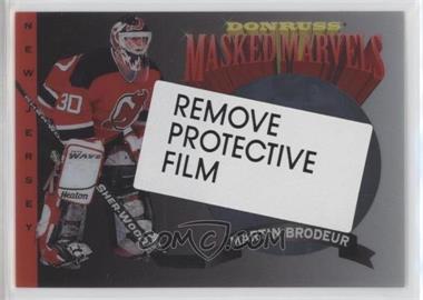 1994-95 Donruss - Masked Marvels #2 - Martin Brodeur