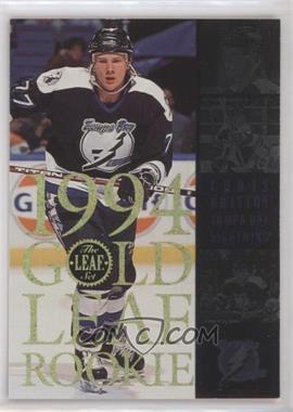 1994-95 Leaf - Gold Leaf Rookie #4 - Chris Gratton