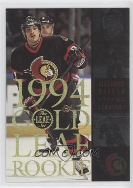 1994-95 Leaf - Gold Leaf Rookie #5 - Alexandre Daigle