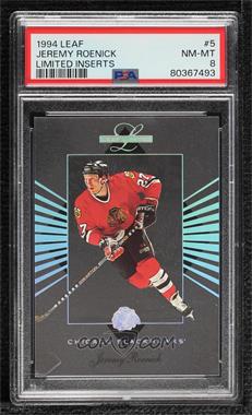 1994-95 Leaf - Limited Inserts #5 - Jeremy Roenick [PSA 8 NM‑MT]