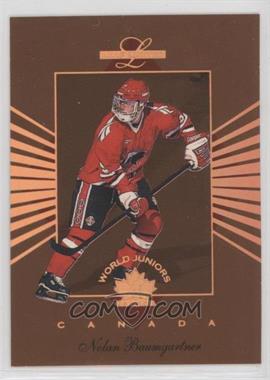 1994-95 Leaf Limited - World Juniors Canada #1 - Nolan Baumgartner /5000