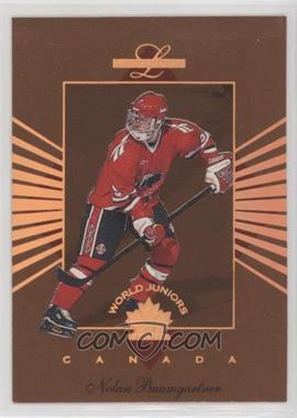 1994-95 Leaf Limited - World Juniors Canada #1 - Nolan Baumgartner /5000