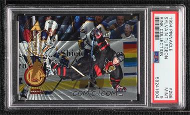 1994-95 Pinnacle - [Base] - Rink Collection #288 - Sylvain Turgeon (Young Patrick Kane in stands) [PSA 9 MINT]