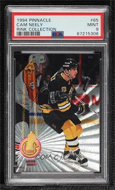 1994-95 Pinnacle - [Base] - Rink Collection #65 - Cam Neely [PSA 9 MINT]