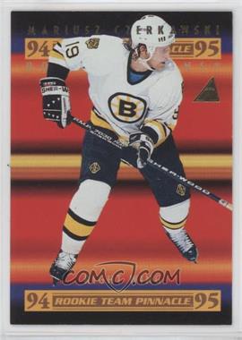 1994-95 Pinnacle - Rookie Team Pinnacle - Foil Back #RTP12 - Mariusz Czerkawski, Sergei Krivokrasov