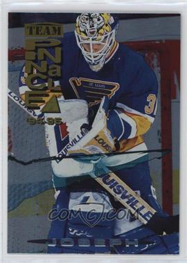 1994-95 Pinnacle - Team Pinnacle - Dufex Back #TP2 - Curtis Joseph, Mike Richter