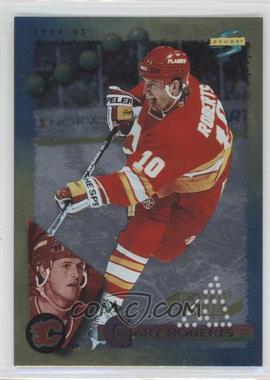 1994-95 Score - [Base] - Gold Line Pinnacle Punched #186 - Gary Roberts