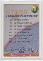 Checklist - Chicago Blackhawks (Black Hawks) Team, Dallas Stars Team