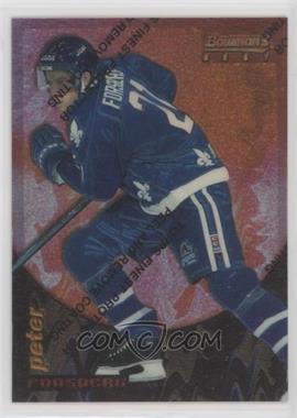 1994-95 Topps Finest - Bowman's Best Rookies #12 - Peter Forsberg