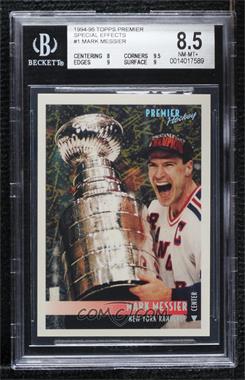 1994-95 Topps Premier - [Base] - Special Effects #1 - Mark Messier [BGS 8.5 NM‑MT+]