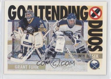 1994-95 Topps Premier - [Base] - Special Effects #80 - Grant Fuhr, Dominik Hasek