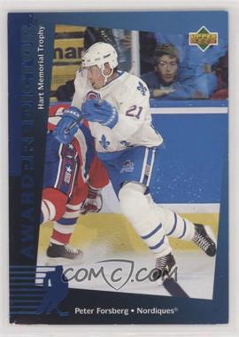 1994-95 Upper Deck - Predictor Hobby #H10 - Peter Forsberg