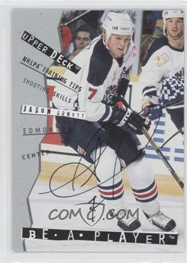 1994-95 Upper Deck Be a Player - Signatures #110 - Jason Arnott