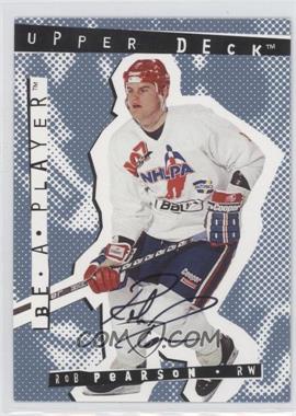 1994-95 Upper Deck Be a Player - Signatures #76 - Rob Pearson