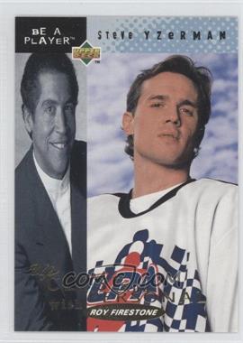 1994-95 Upper Deck Be a Player - Up Close and Personal with Roy Firestone #UC-5 - Steve Yzerman