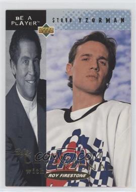 1994-95 Upper Deck Be a Player - Up Close and Personal with Roy Firestone #UC-5 - Steve Yzerman