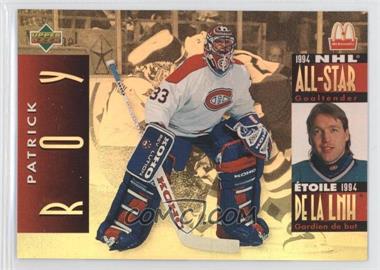 1994-95 Upper Deck McDonald's - [Base] #McD-04 - Patrick Roy