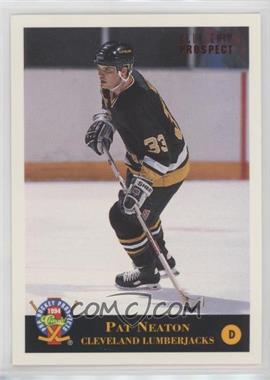 1994 Classic Pro Hockey Prospects - [Base] #10 - Pat Neaton