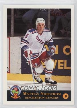 1994 Classic Pro Hockey Prospects - [Base] #5 - Mattias Norstrom