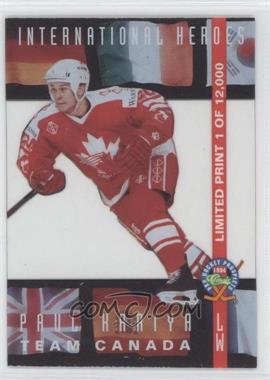 1994 Classic Pro Hockey Prospects - International Heroes #LP15 - Paul Kariya /12000