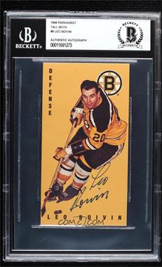 1994 Parkhurst Parkies 1964-65 Design Tall Boys - [Base] #9 - Leo Boivin [BAS BGS Authentic]