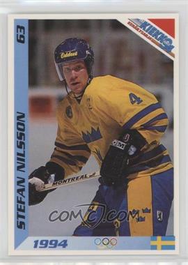 1994 Semic Jaakiekko Finnish - [Base] #63 - Stefan Nilsson