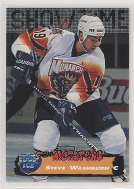 1995-96 Collector's Edge Ice - [Base] #25 - Steve Washburn