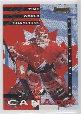 1995-96 Donruss - Canadian World Junior Team #2 - Dan Cloutier