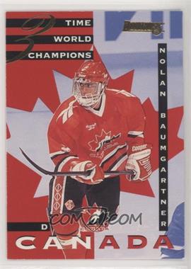 1995-96 Donruss - Canadian World Junior Team #3 - Nolan Baumgartner