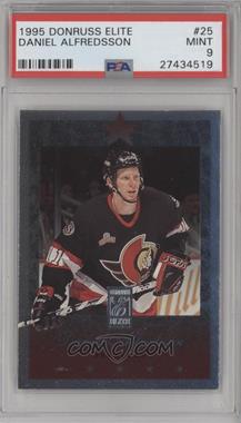 1995-96 Donruss Elite - [Base] #25 - Daniel Alfredsson [PSA 9 MINT]