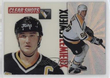 1995-96 Pinnacle - Clear Shots #13 - Mario Lemieux